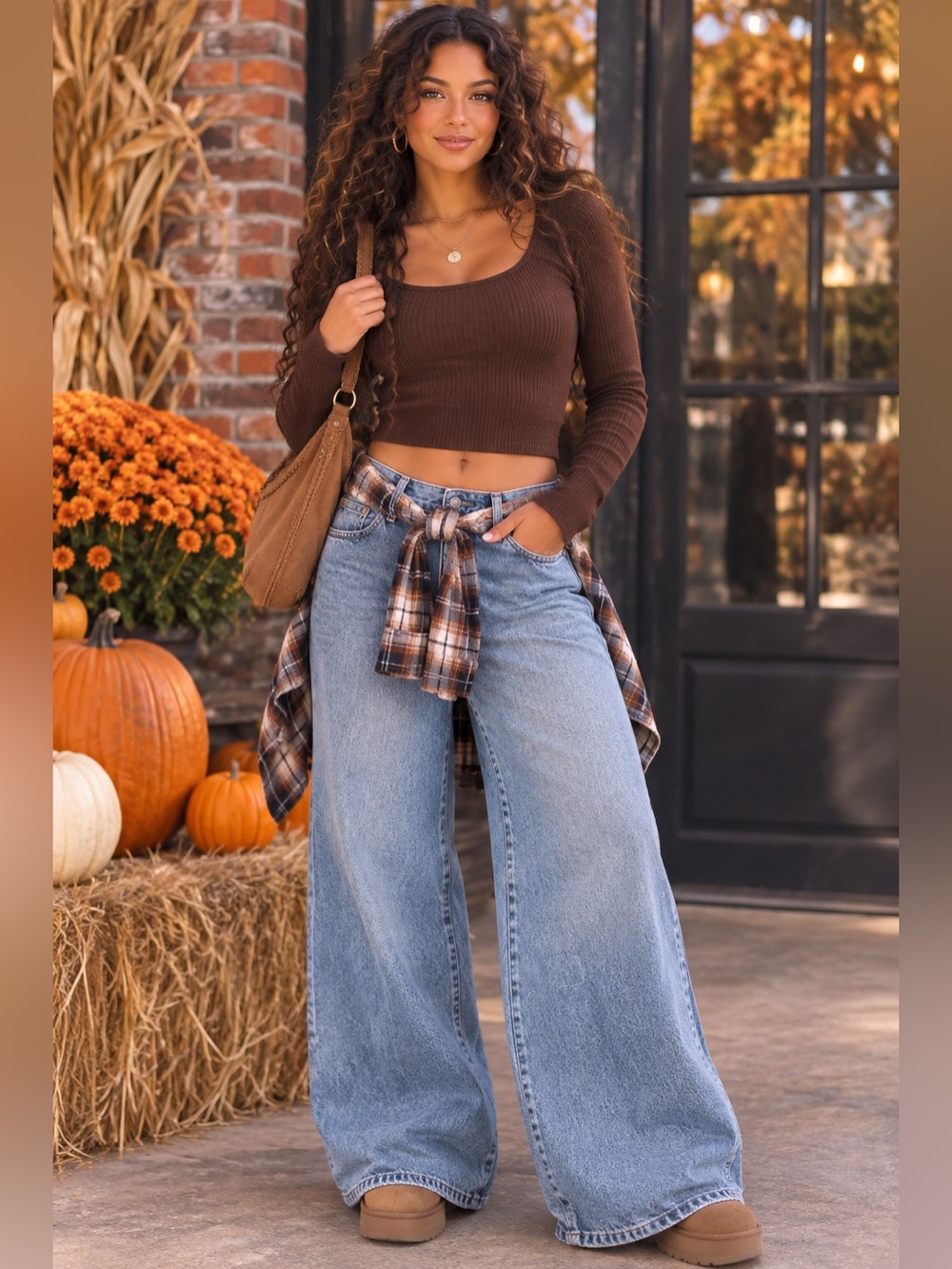 NWT Wild Fable Wide Leg Mid Rise Women’s Jeans - Light Blue - Size 12